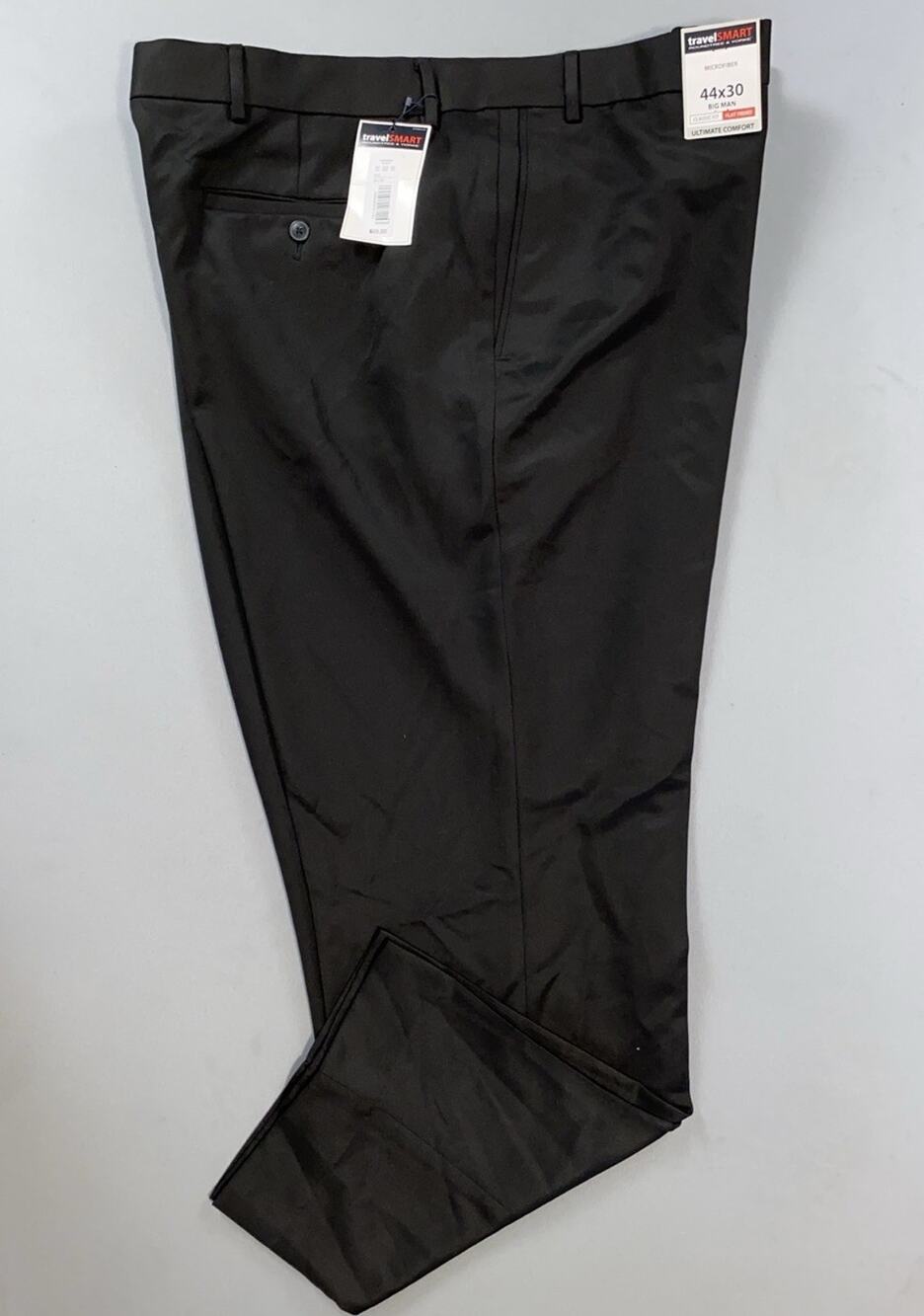 Roundtree & Yorke TravelSmart Flat Front Easy Care Dress Pants. Men's 44X30, NWT